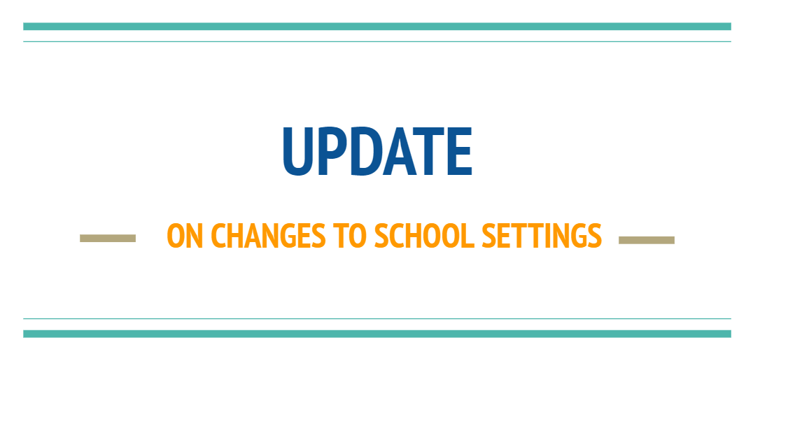 Update On Changes To School Settings - Earlwood Public School